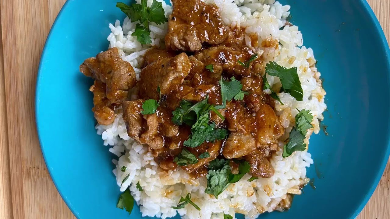 Spicy Peach Pork