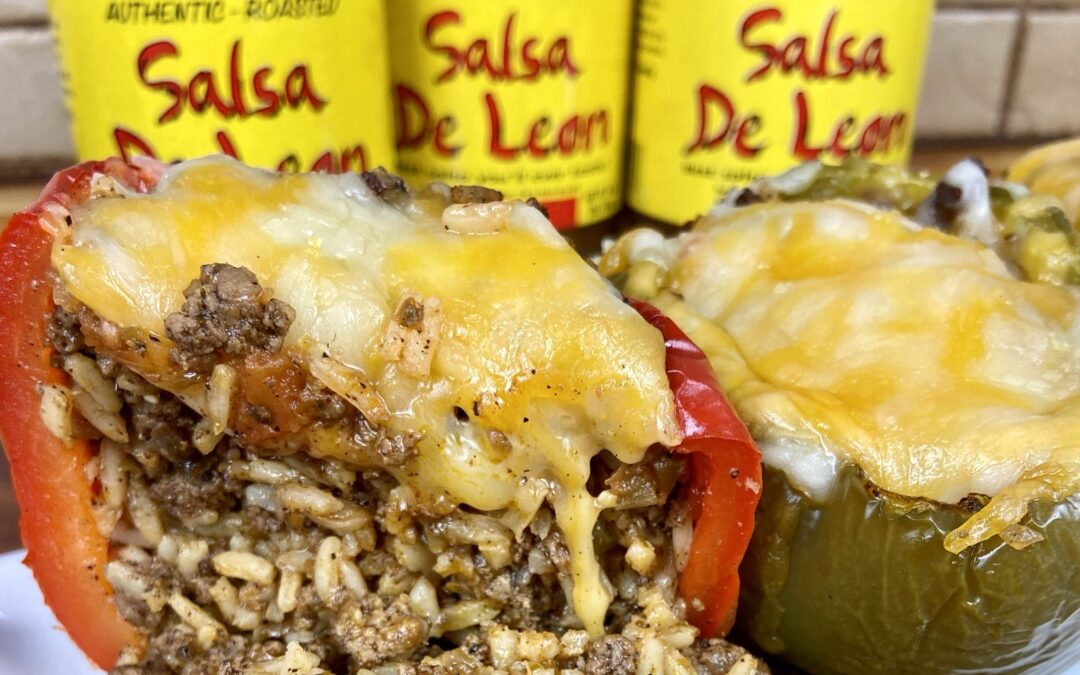 Stuffed Bell Peppers with Ground Turkey