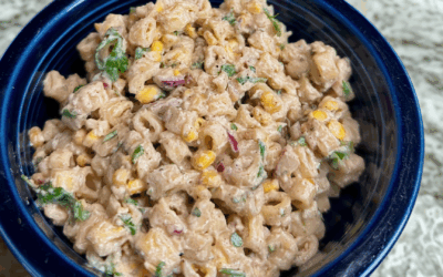 Spicy Elote Pasta Salad